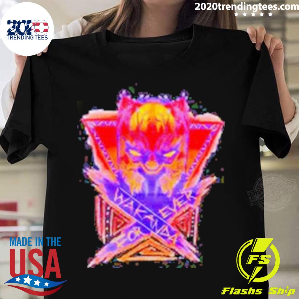 Official wakanda Forever Sunset Black Panther - Adult & Kids T-Shirts, Sweatshirts & Hoodies apparel design preview 1