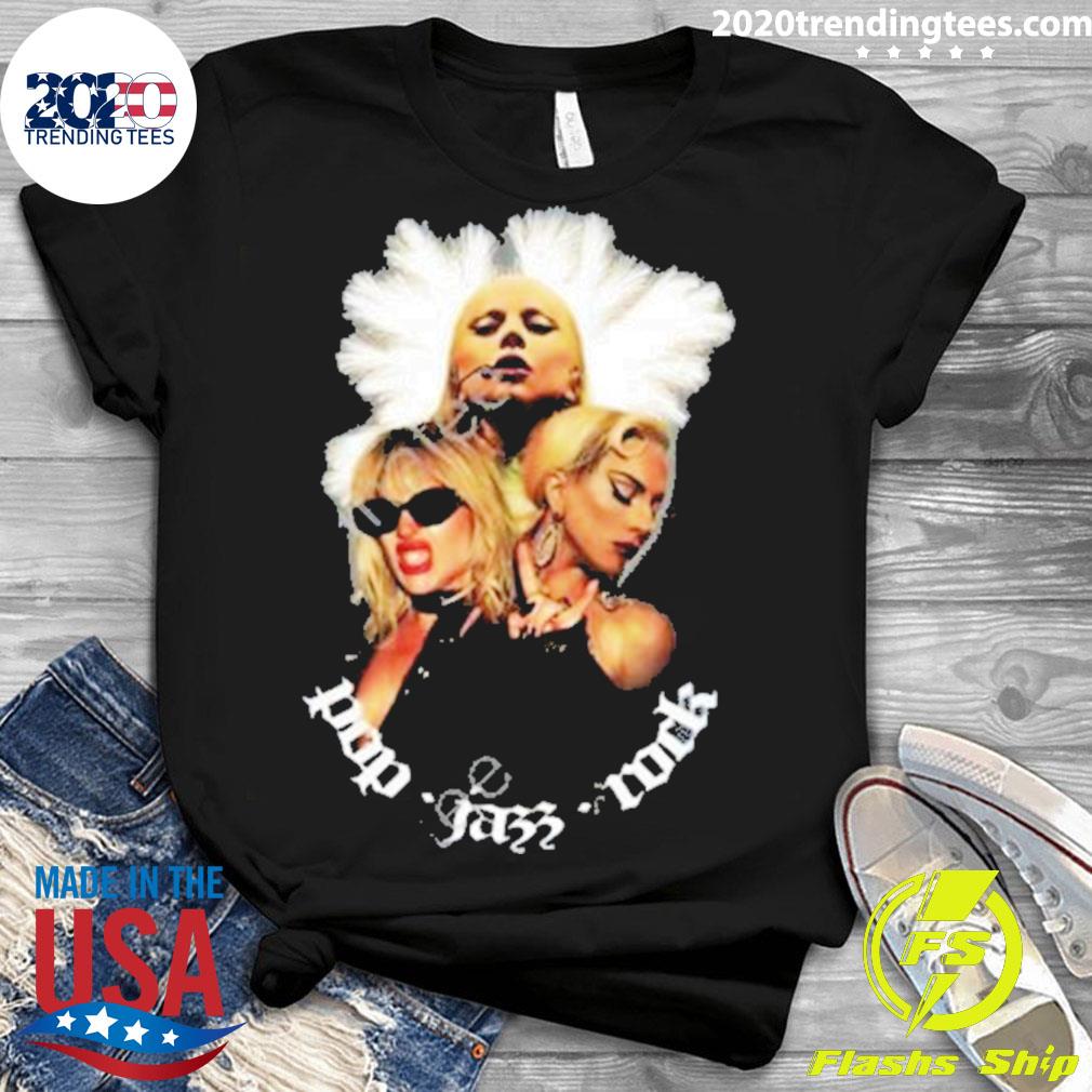 Official warhol Killer Lady Gaga Pop Jazz Rock - Adult & Kids T-Shirts, Sweatshirts & Hoodies apparel design preview 3
