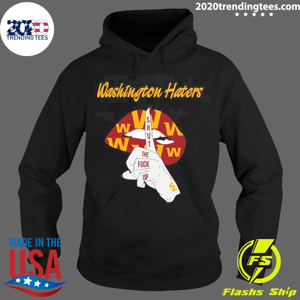 Official washington Haters Commanders Lips - Adult & Kids T-Shirts, Sweatshirts & Hoodies apparel design preview 2