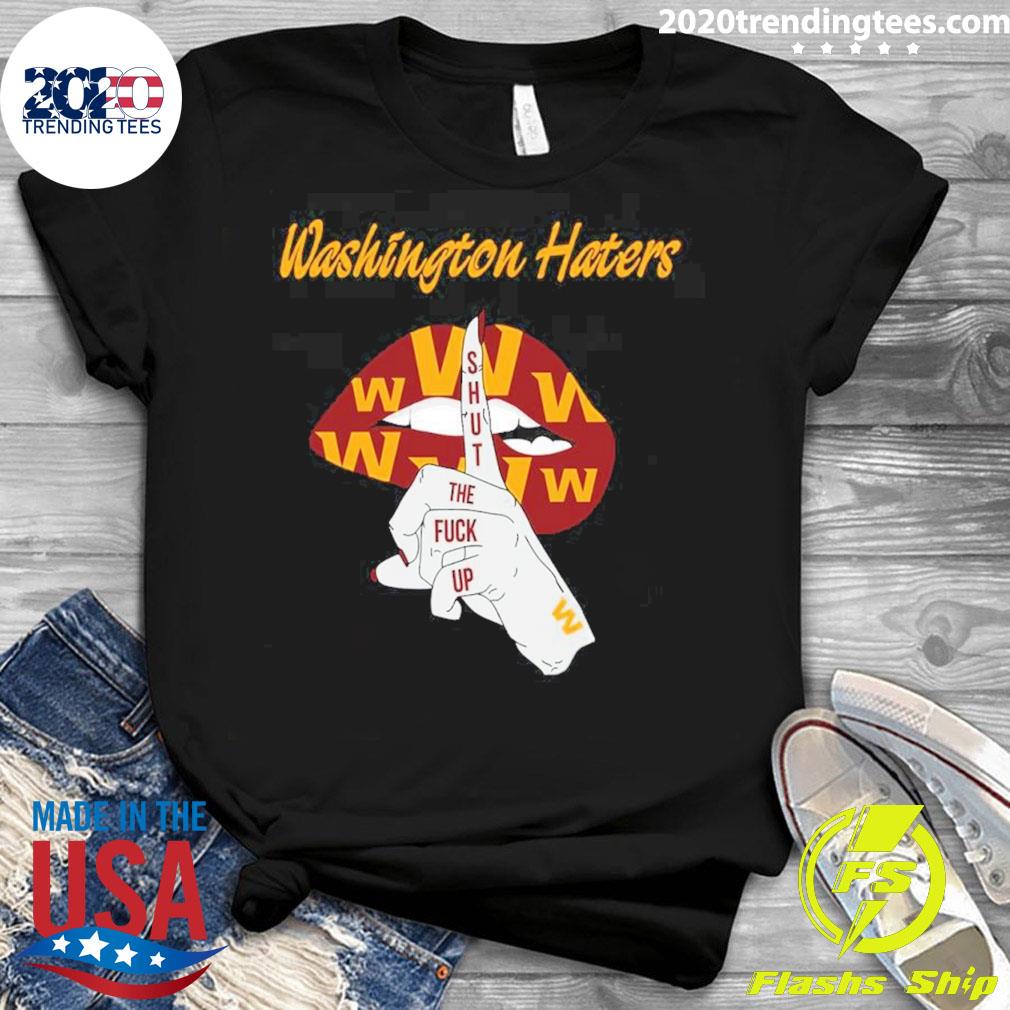 Official washington Haters Commanders Lips - Adult & Kids T-Shirts, Sweatshirts & Hoodies apparel design preview 3