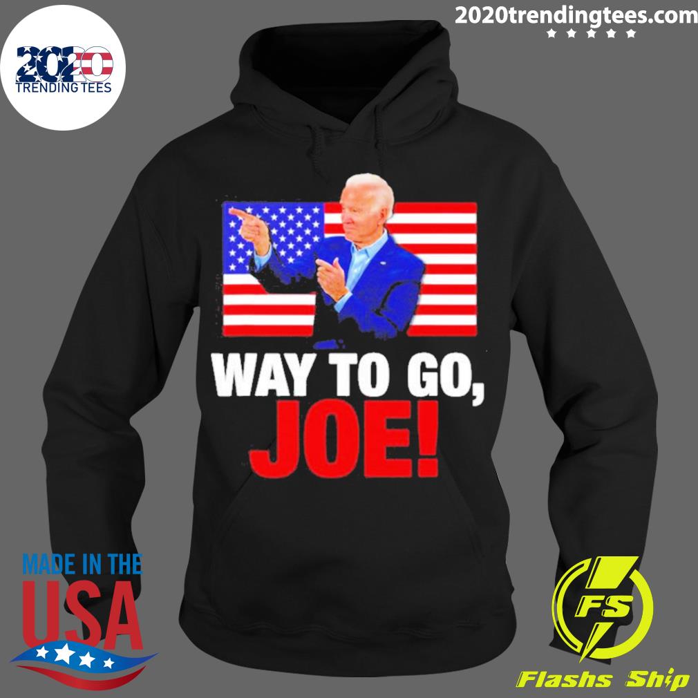 Official way To Go Joe Biden American Flag - Adult & Kids T-Shirts, Sweatshirts & Hoodies apparel design preview 2
