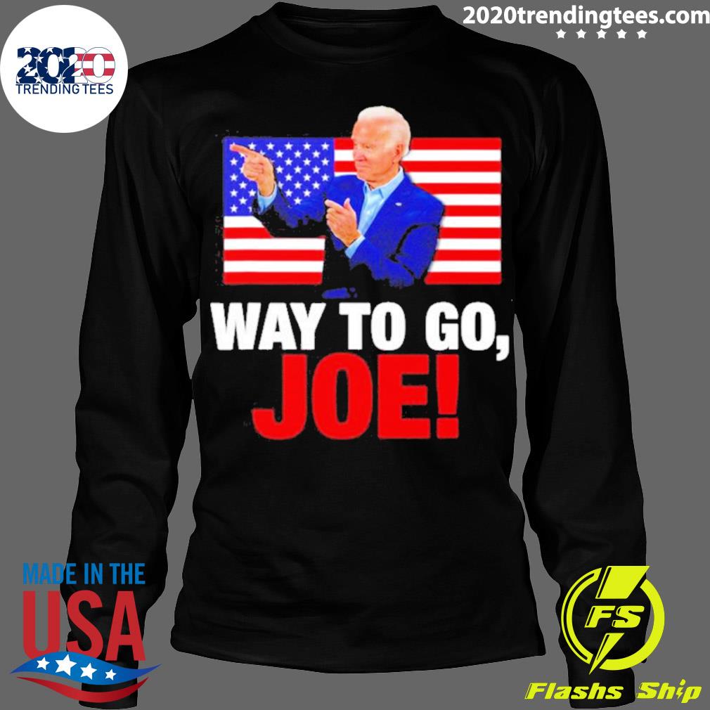 Official way To Go Joe Biden American Flag - Adult & Kids T-Shirts, Sweatshirts & Hoodies apparel design preview 4