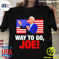 Official way To Go Joe Biden American Flag - Adult & Kids T-Shirts, Sweatshirts & Hoodies apparel design preview 1