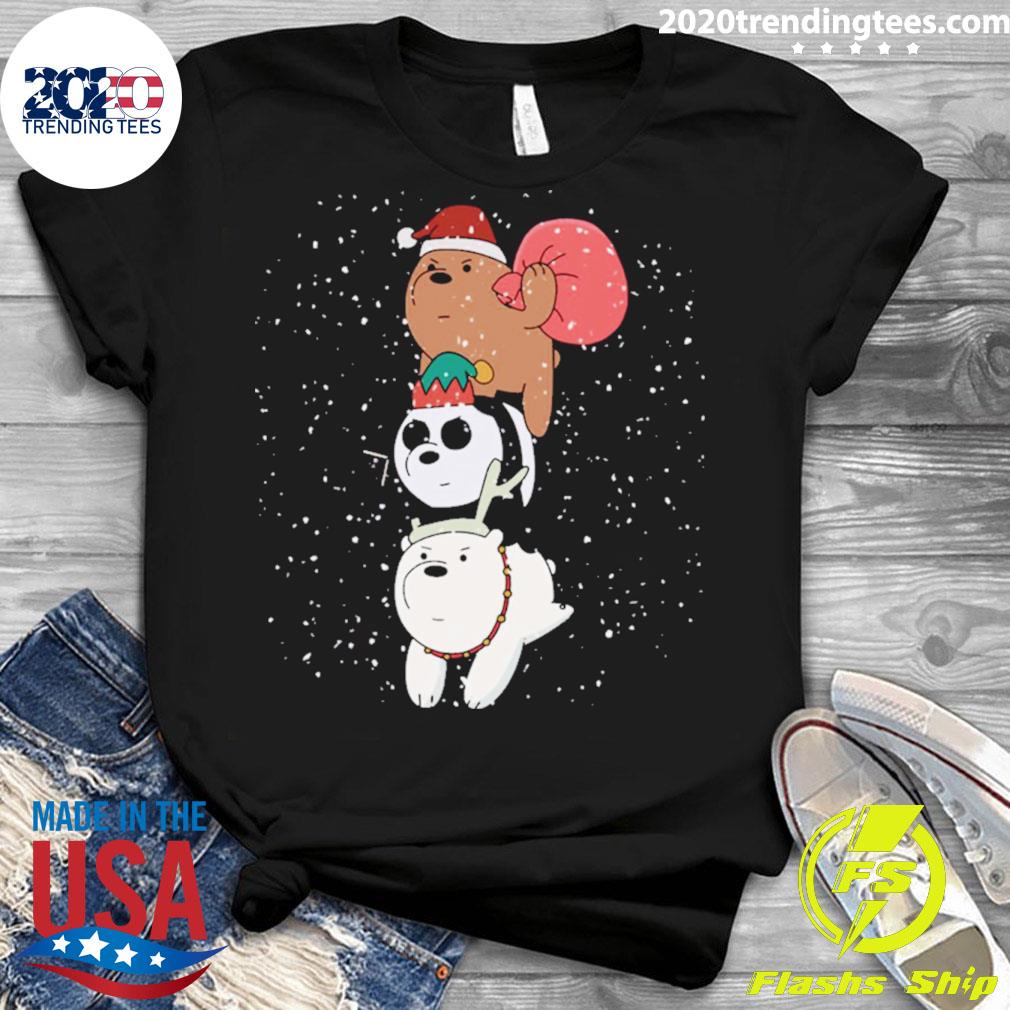 Official we Bare Bears Fitted - Adult & Kids T-Shirts, Sweatshirts & Hoodies apparel design preview 3