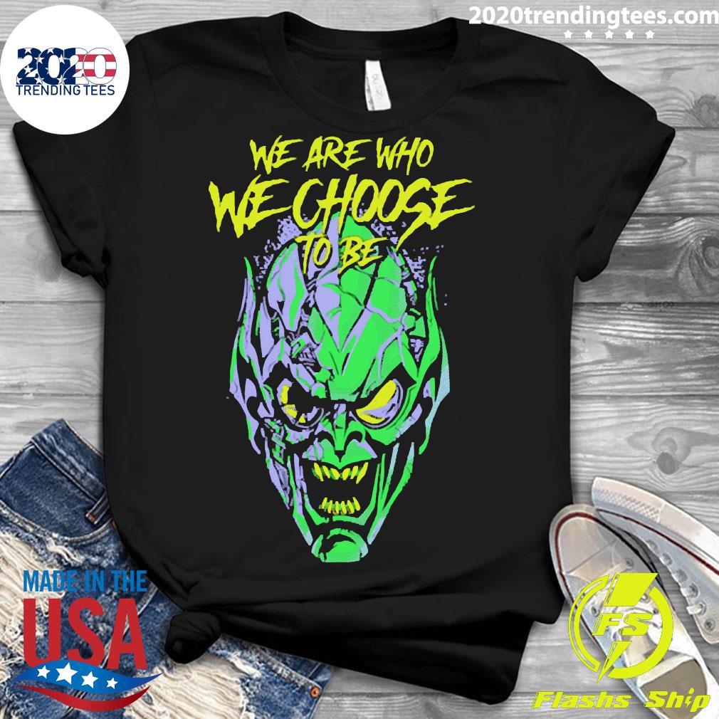 Official We Choose To Be Skull Blue - Adult & Kids T-Shirts, Sweatshirts & Hoodies apparel design preview 3