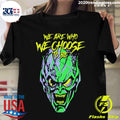 Official We Choose To Be Skull Blue - Adult & Kids T-Shirts, Sweatshirts & Hoodies apparel design preview 1