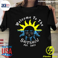 Official Welcome To The Shitshow Est. 2020 Skull - Adult & Kids T-Shirts, Sweatshirts & Hoodies apparel design preview 1