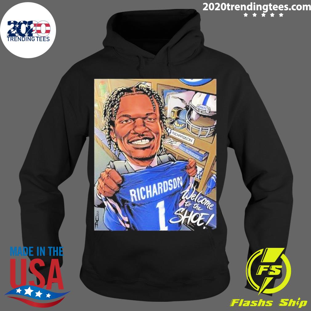 Official welcome To The Shoe Anthony Richardson - Adult & Kids T-Shirts, Sweatshirts & Hoodies apparel design preview 2