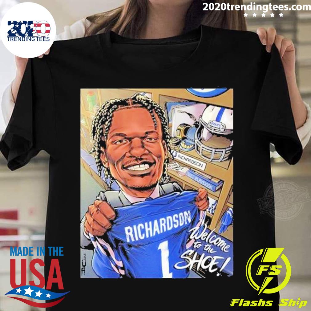 Official welcome To The Shoe Anthony Richardson - Adult & Kids T-Shirts, Sweatshirts & Hoodies apparel design preview 1