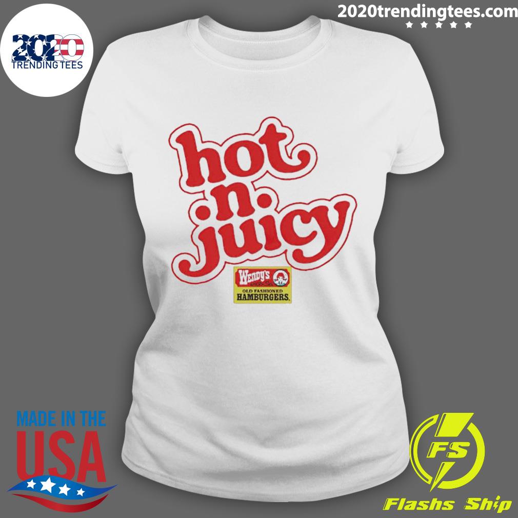 Official wendy's Hot N Juicy - Adult & Kids T-Shirts, Sweatshirts & Hoodies apparel design preview 3