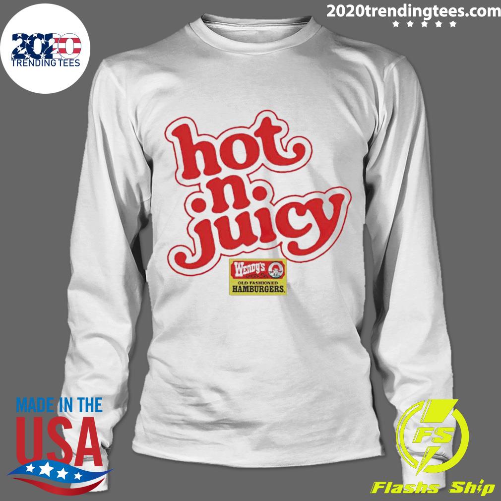 Official wendy's Hot N Juicy - Adult & Kids T-Shirts, Sweatshirts & Hoodies apparel design preview 4