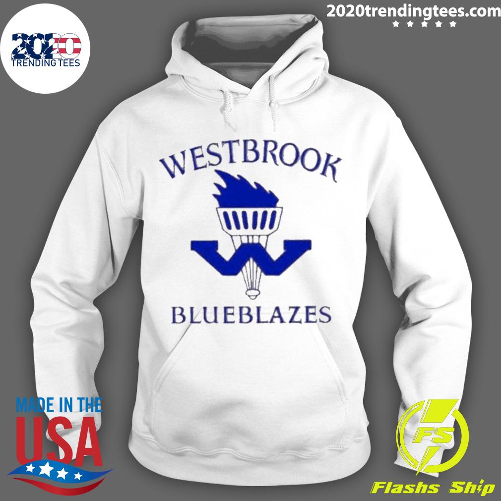 Official westbrook Blueblazes High School - Adult & Kids T-Shirts, Sweatshirts & Hoodies apparel design preview 2