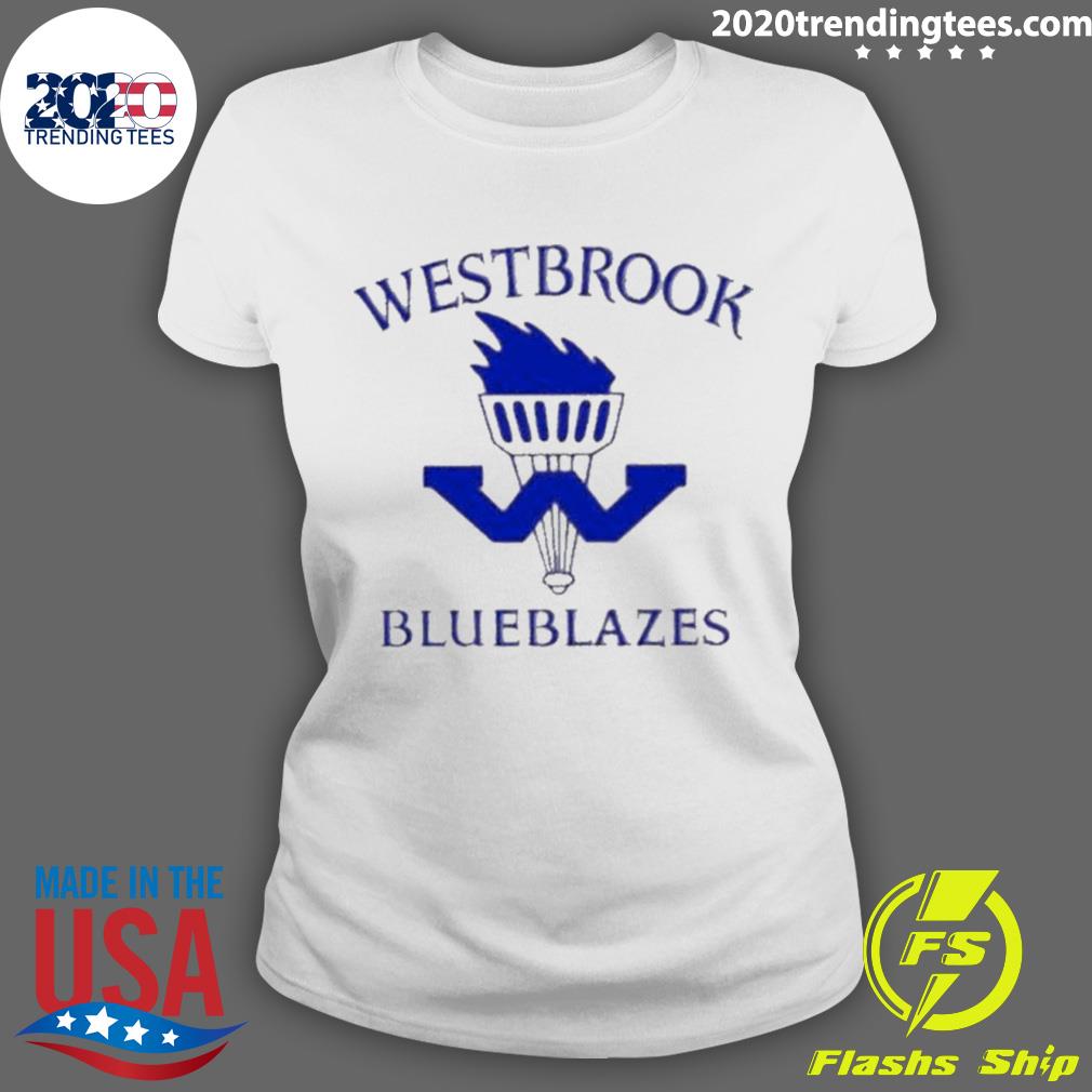 Official westbrook Blueblazes High School - Adult & Kids T-Shirts, Sweatshirts & Hoodies apparel design preview 3