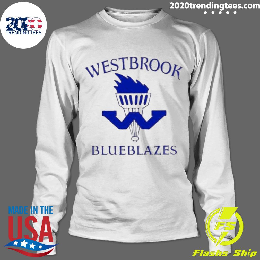 Official westbrook Blueblazes High School - Adult & Kids T-Shirts, Sweatshirts & Hoodies apparel design preview 4