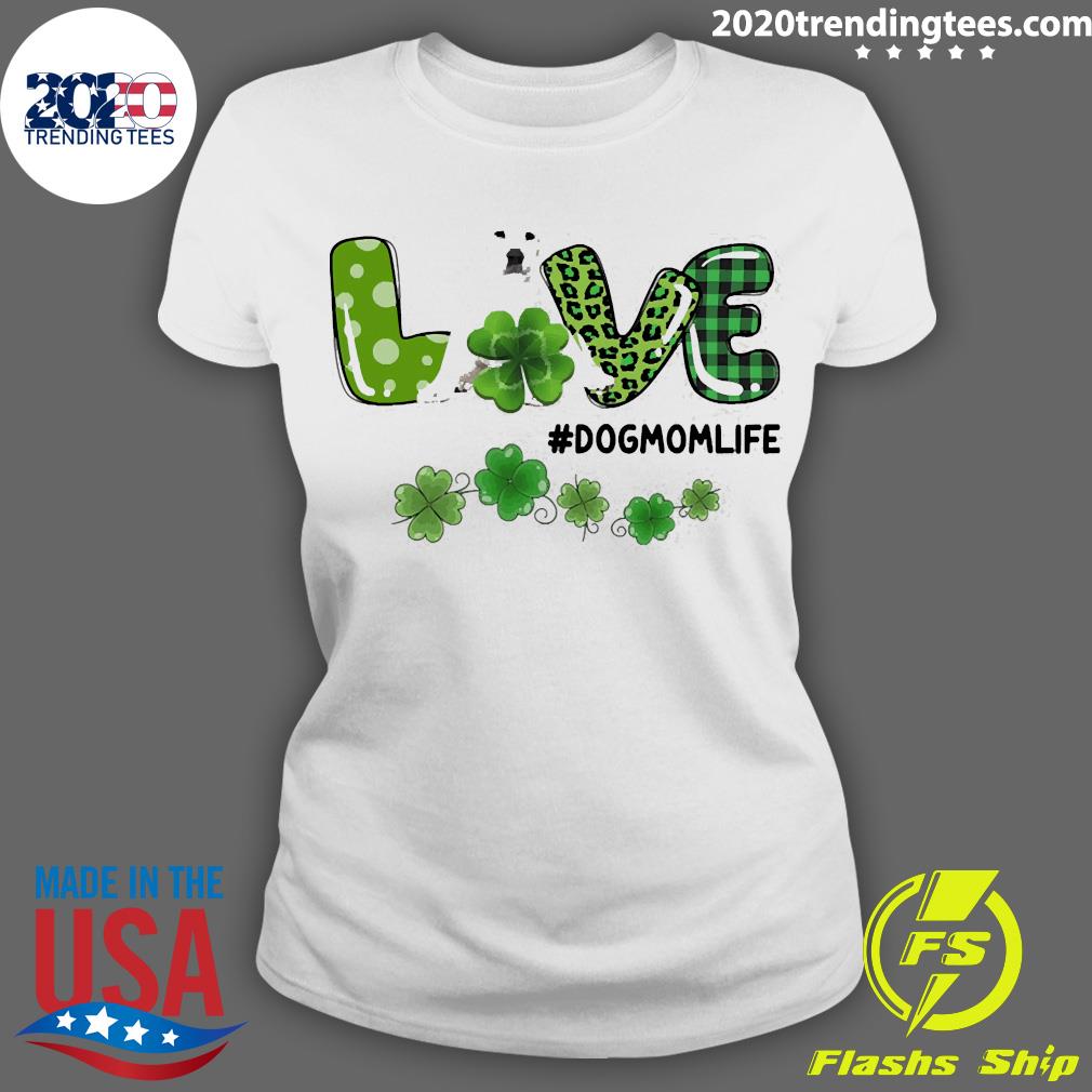 Official White Labrador Patrick Live Dog Mom Life - Adult & Kids T-Shirts, Sweatshirts & Hoodies apparel design preview 3