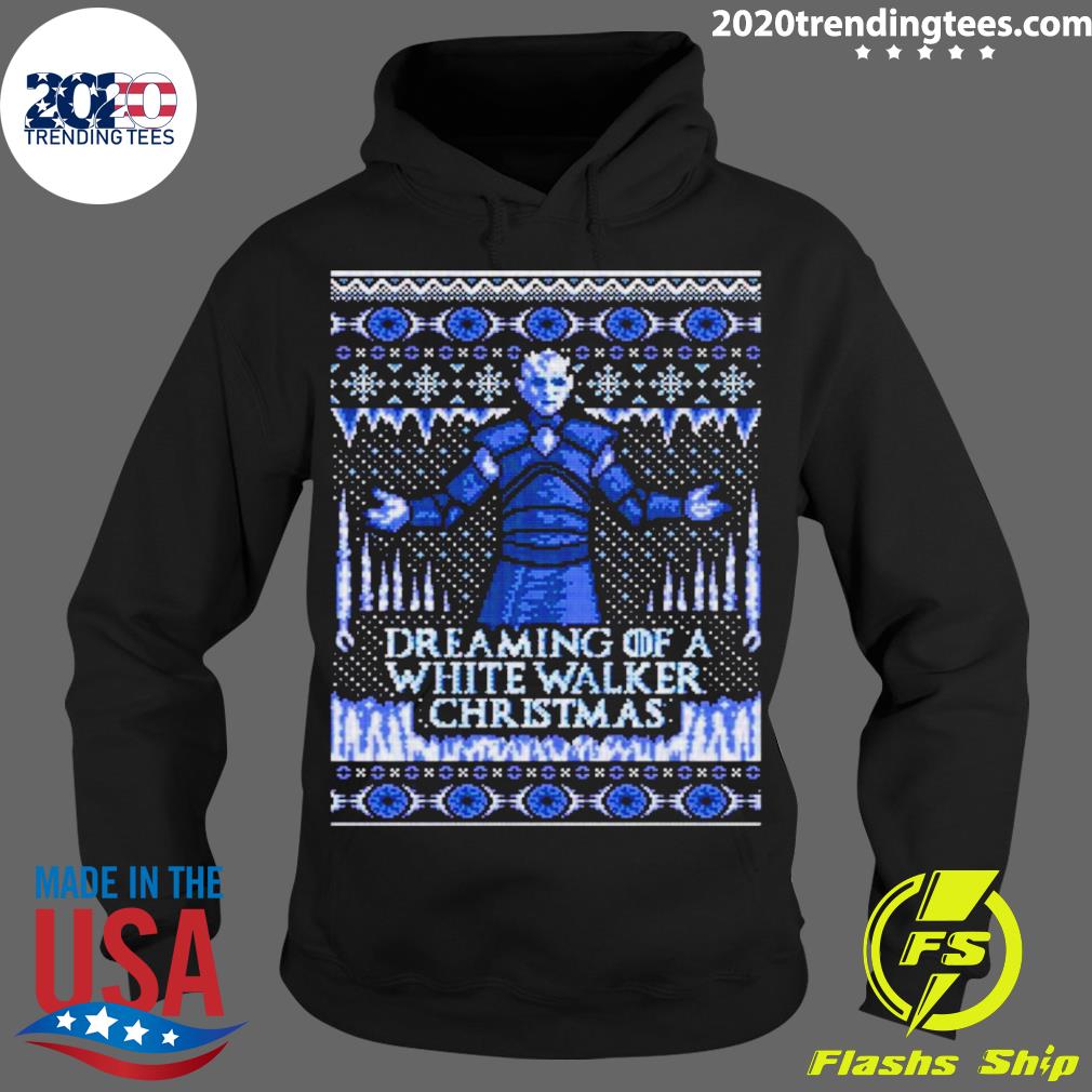 Official white Walker Christmas - Adult & Kids T-Shirts, Sweatshirts & Hoodies apparel design preview 2