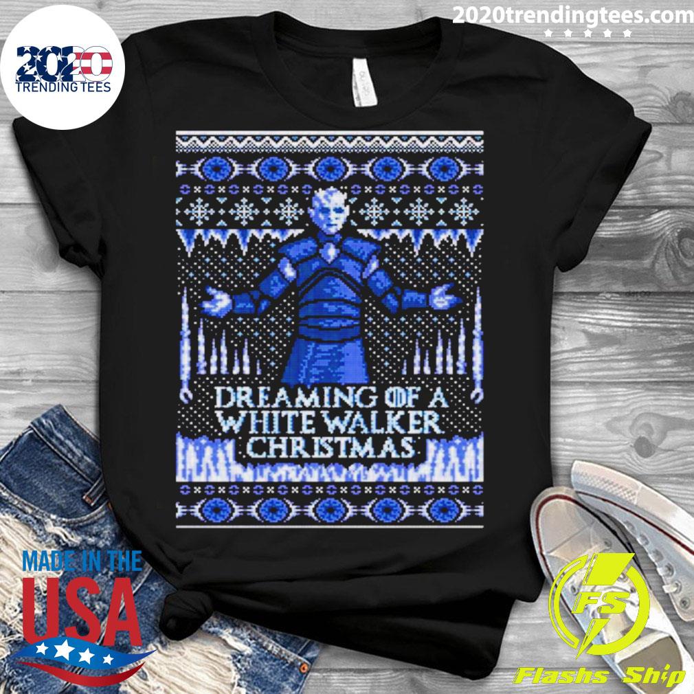 Official white Walker Christmas - Adult & Kids T-Shirts, Sweatshirts & Hoodies apparel design preview 3