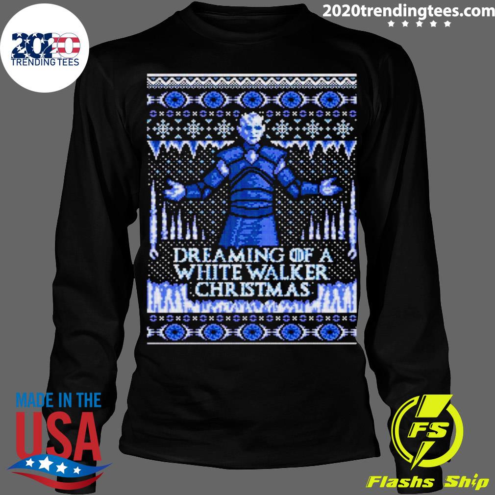 Official white Walker Christmas - Adult & Kids T-Shirts, Sweatshirts & Hoodies apparel design preview 4