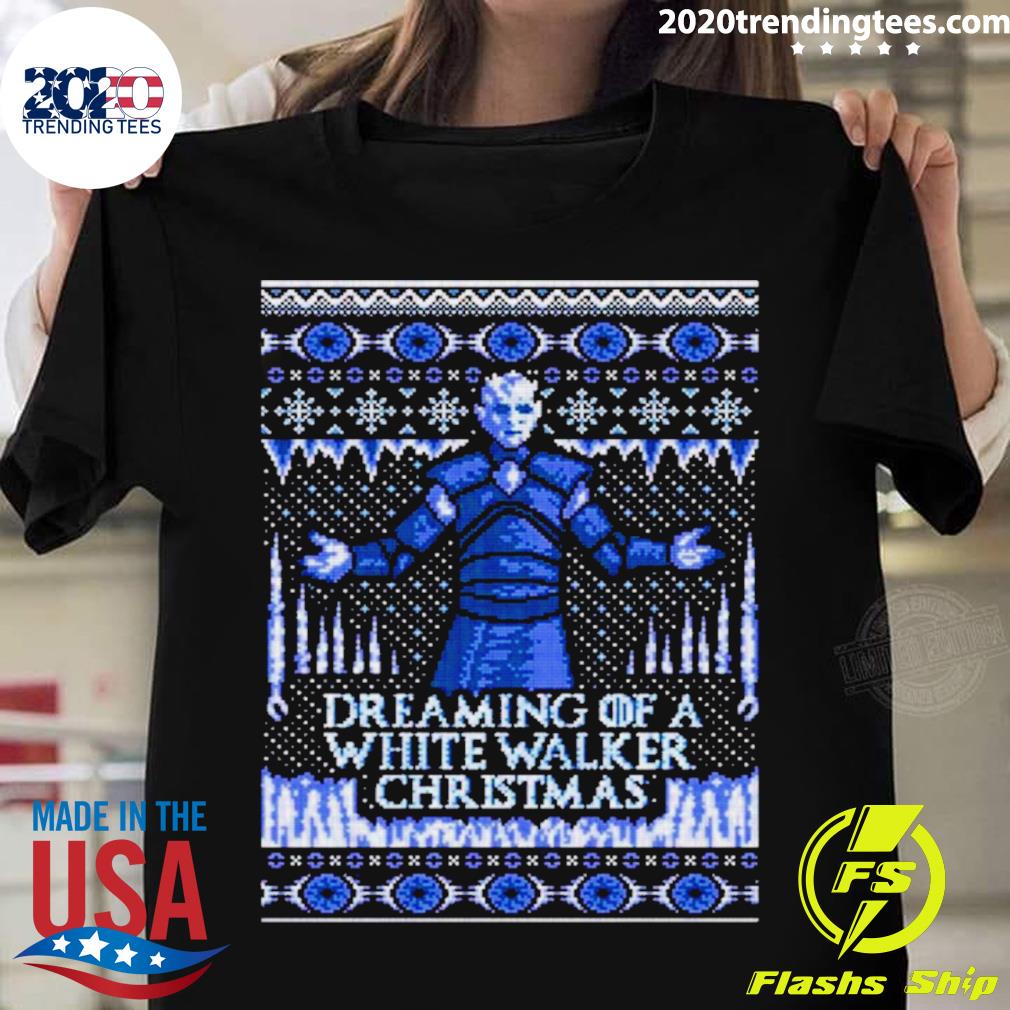 Official white Walker Christmas - Adult & Kids T-Shirts, Sweatshirts & Hoodies apparel design preview 1