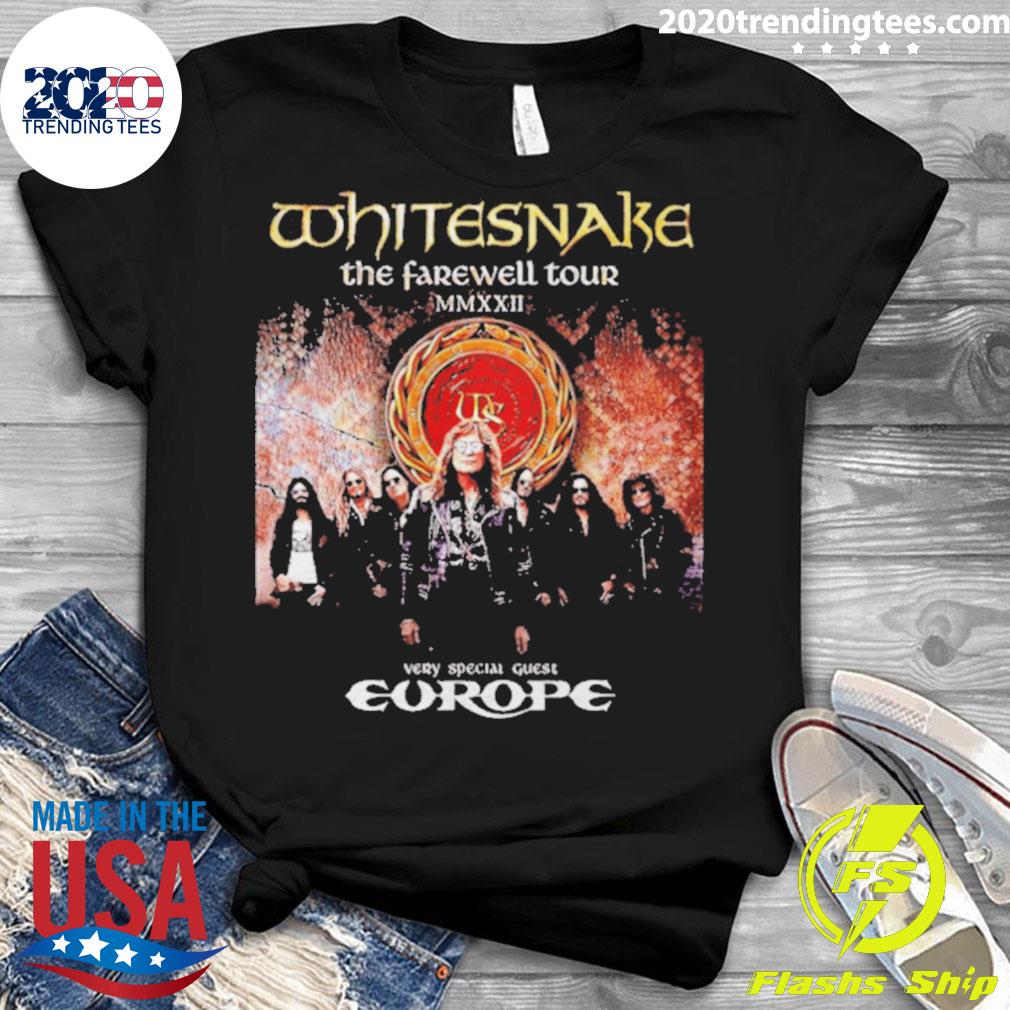 Official whitesnake Farewell Tour 2022 Dinari - Adult & Kids T-Shirts, Sweatshirts & Hoodies apparel design preview 3