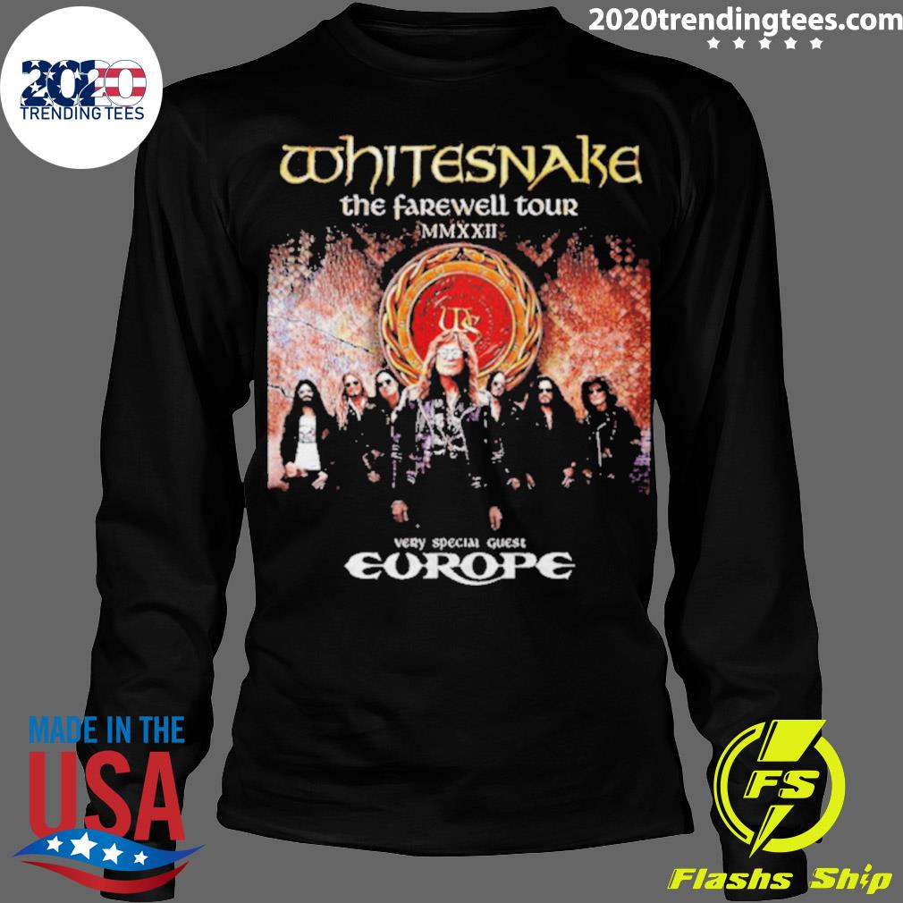 Official whitesnake Farewell Tour 2022 Dinari - Adult & Kids T-Shirts, Sweatshirts & Hoodies apparel design preview 4