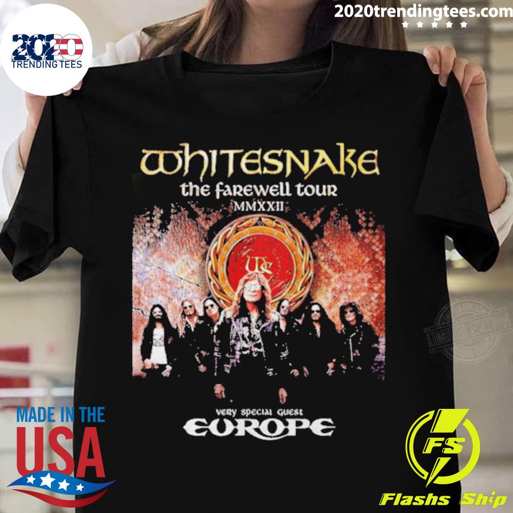 Official whitesnake Farewell Tour 2022 Dinari - Adult & Kids T-Shirts, Sweatshirts & Hoodies apparel design preview 1