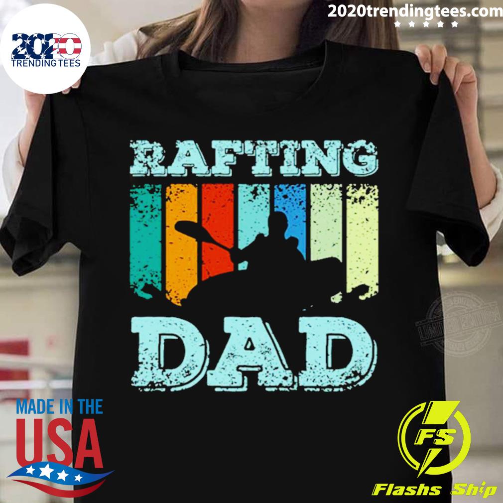 Official whitewater River Rafting Dad - Adult & Kids T-Shirts, Sweatshirts & Hoodies apparel design preview 1