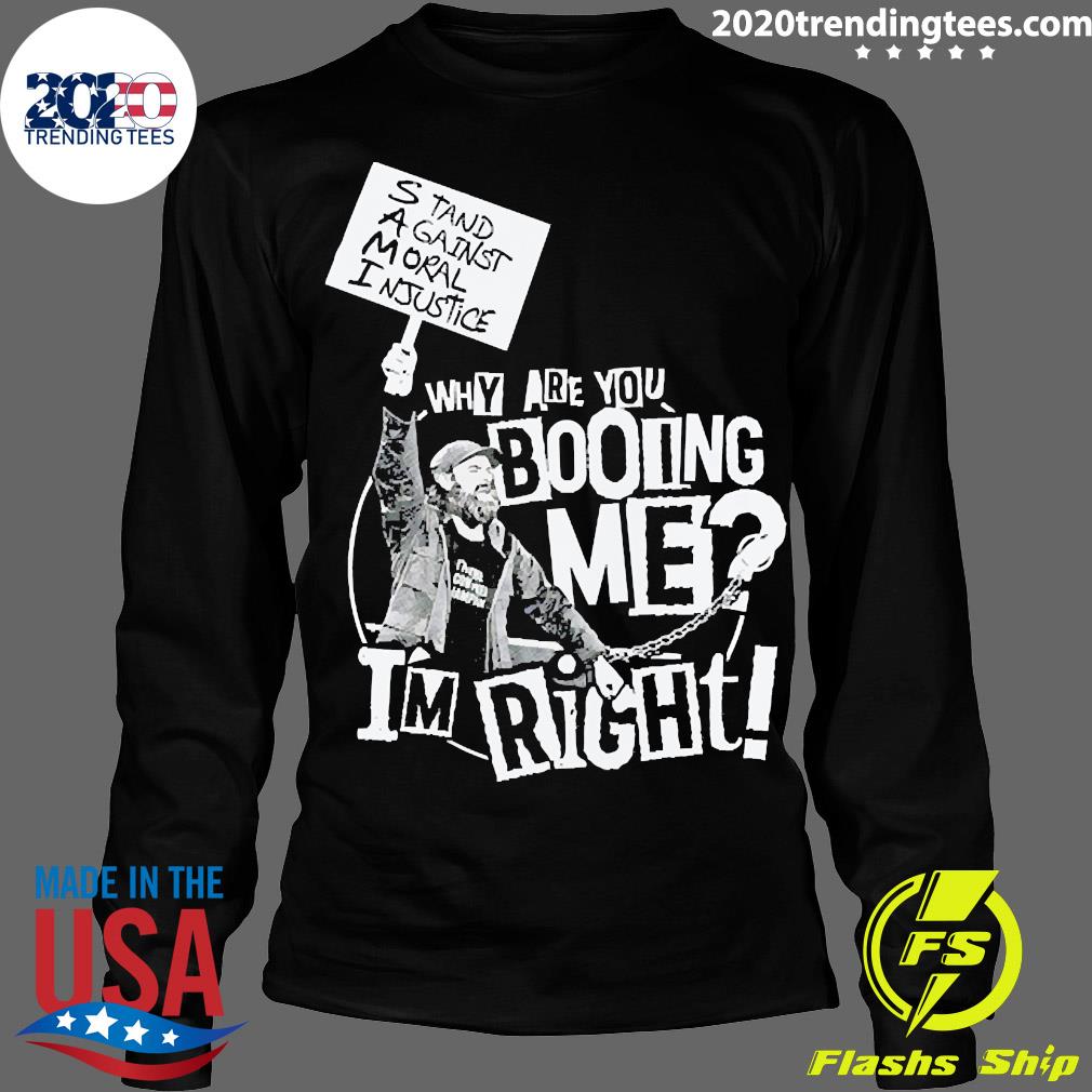 Official Why Are You Booing Me I'm Right - Adult & Kids T-Shirts, Sweatshirts & Hoodies apparel design preview 4
