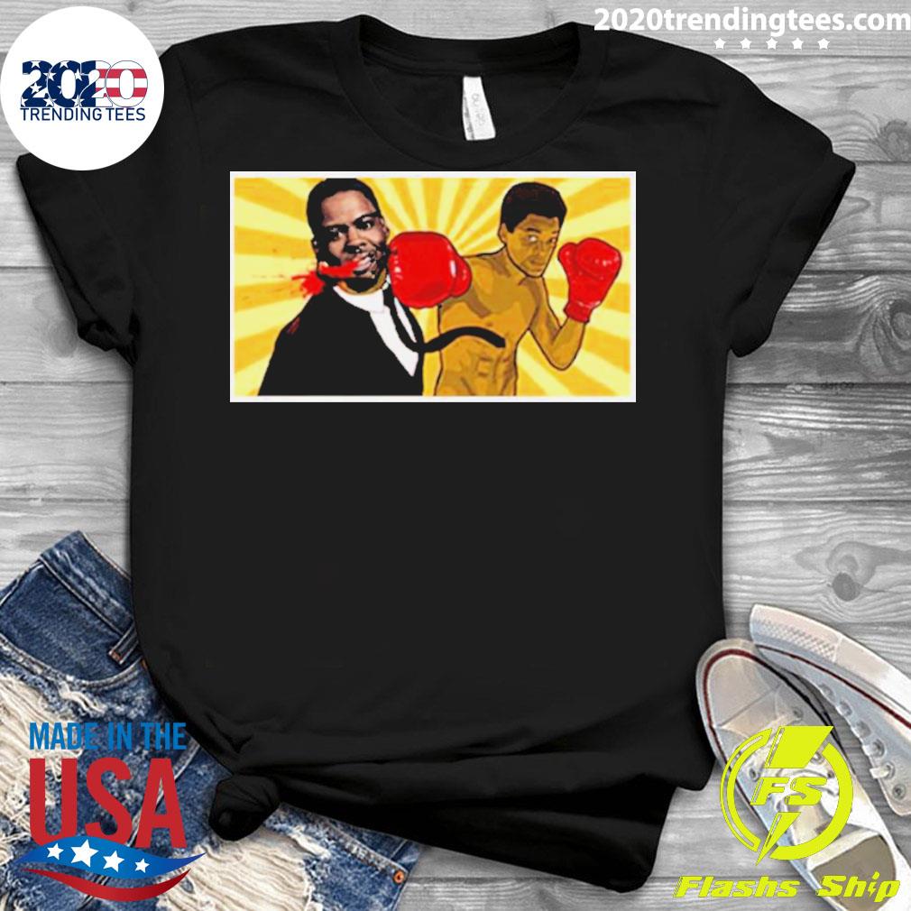 Official will Smith Chris Rock Boxing - Adult & Kids T-Shirts, Sweatshirts & Hoodies apparel design preview 3