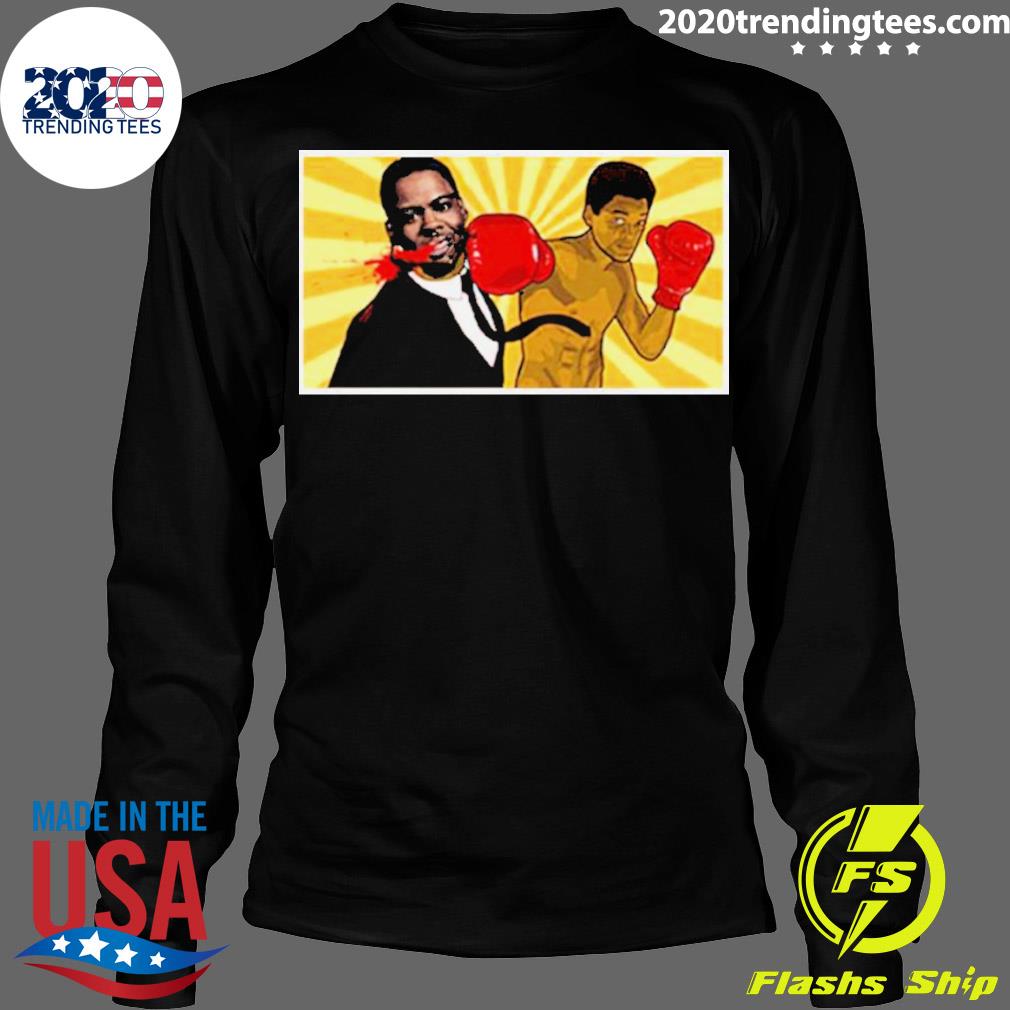Official will Smith Chris Rock Boxing - Adult & Kids T-Shirts, Sweatshirts & Hoodies apparel design preview 4