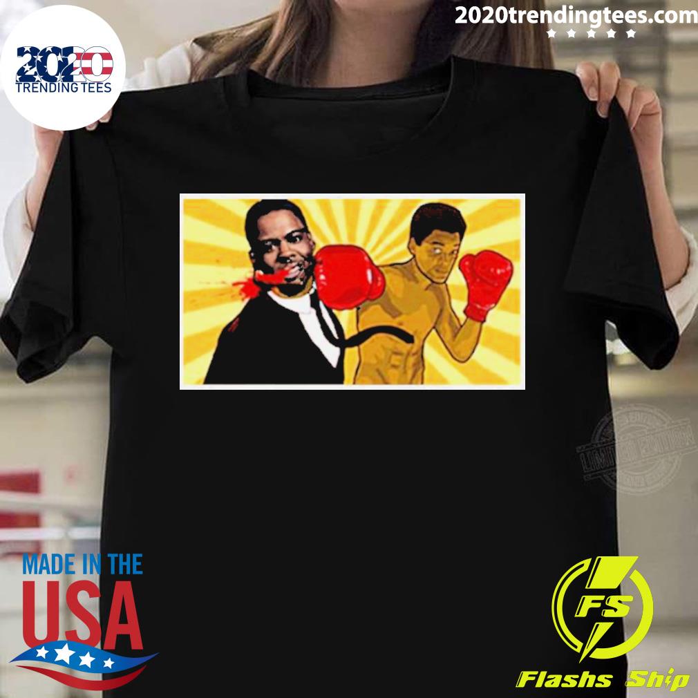 Official will Smith Chris Rock Boxing - Adult & Kids T-Shirts, Sweatshirts & Hoodies apparel design preview 1