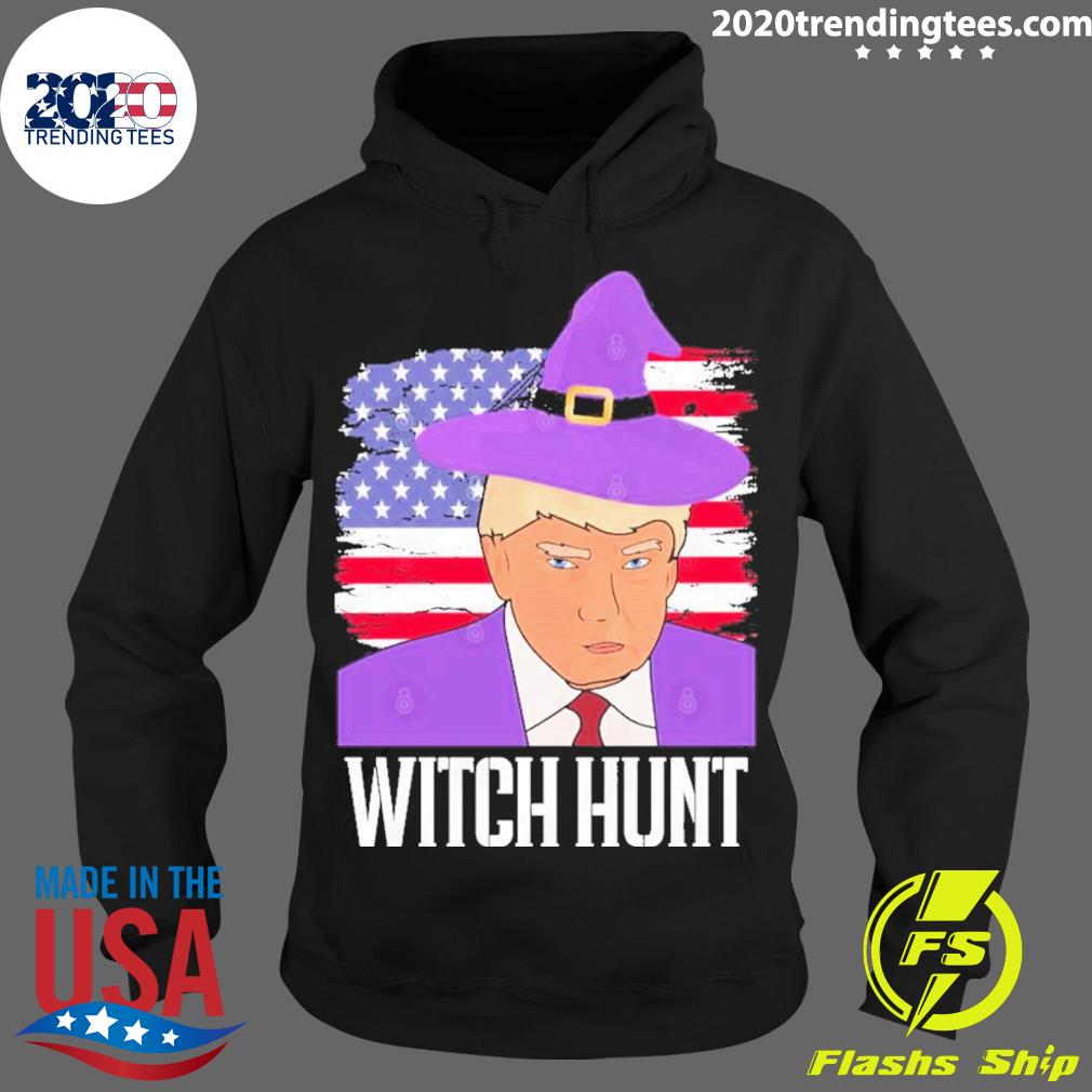 Official witch Hunt Trump Mugshot Halloween - Adult & Kids T-Shirts, Sweatshirts & Hoodies apparel design preview 2