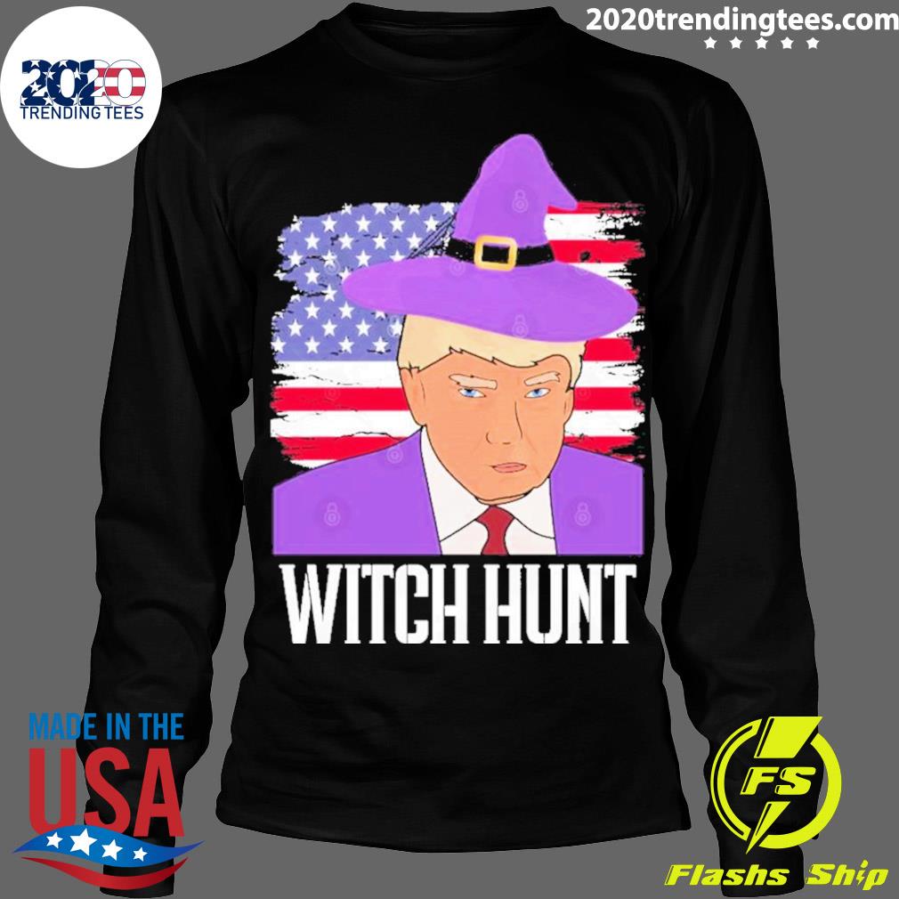 Official witch Hunt Trump Mugshot Halloween - Adult & Kids T-Shirts, Sweatshirts & Hoodies apparel design preview 4