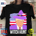 Official witch Hunt Trump Mugshot Halloween - Adult & Kids T-Shirts, Sweatshirts & Hoodies apparel design preview 1