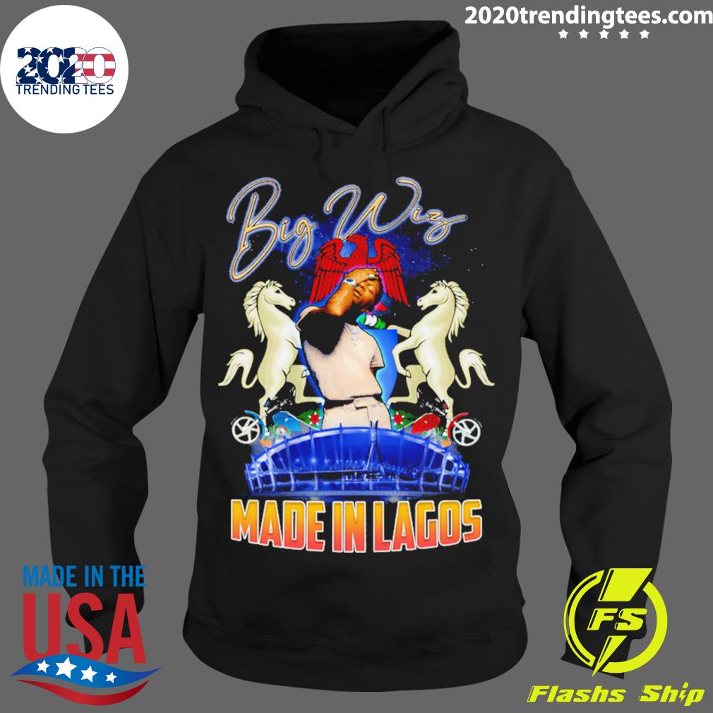 Official wizkid Made In Lagos - Adult & Kids T-Shirts, Sweatshirts & Hoodies apparel design preview 2