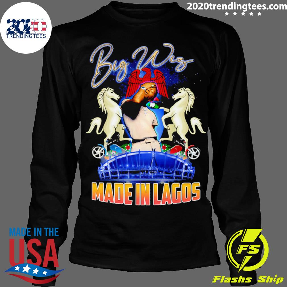 Official wizkid Made In Lagos - Adult & Kids T-Shirts, Sweatshirts & Hoodies apparel design preview 4