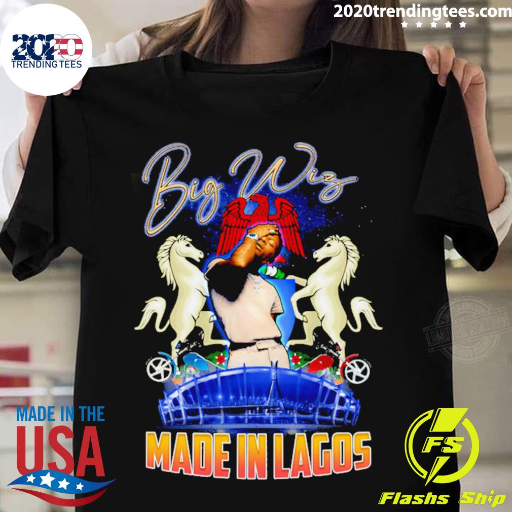 Official wizkid Made In Lagos - Adult & Kids T-Shirts, Sweatshirts & Hoodies apparel design preview 1