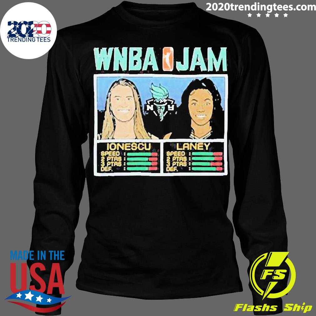 Official WNBA Jam Liberty Ionescu And Laney - Adult & Kids T-Shirts, Sweatshirts & Hoodies apparel design preview 4