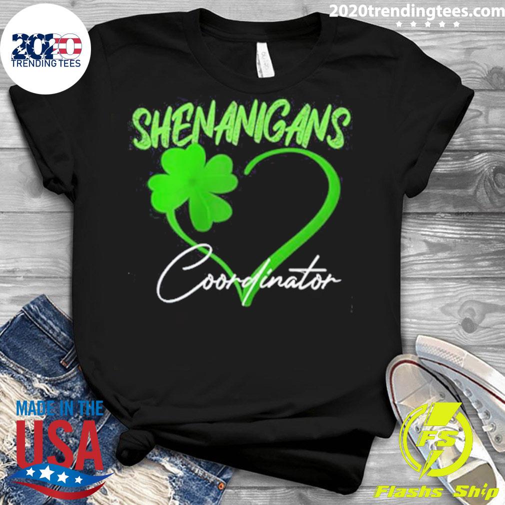 Official womens Shenanigans Coordinator - Adult & Kids T-Shirts, Sweatshirts & Hoodies apparel design preview 3