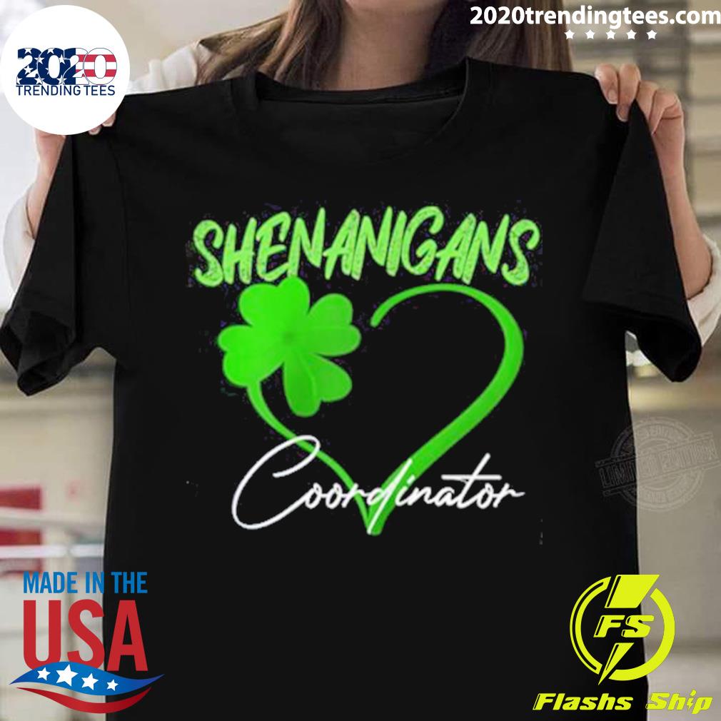 Official womens Shenanigans Coordinator - Adult & Kids T-Shirts, Sweatshirts & Hoodies apparel design preview 1