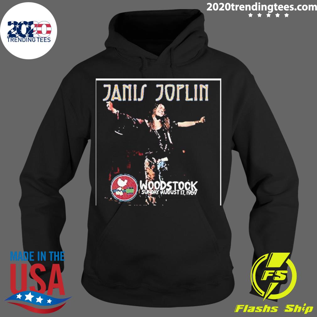 Official wood Stock Janis Joplin - Adult & Kids T-Shirts, Sweatshirts & Hoodies apparel design preview 2