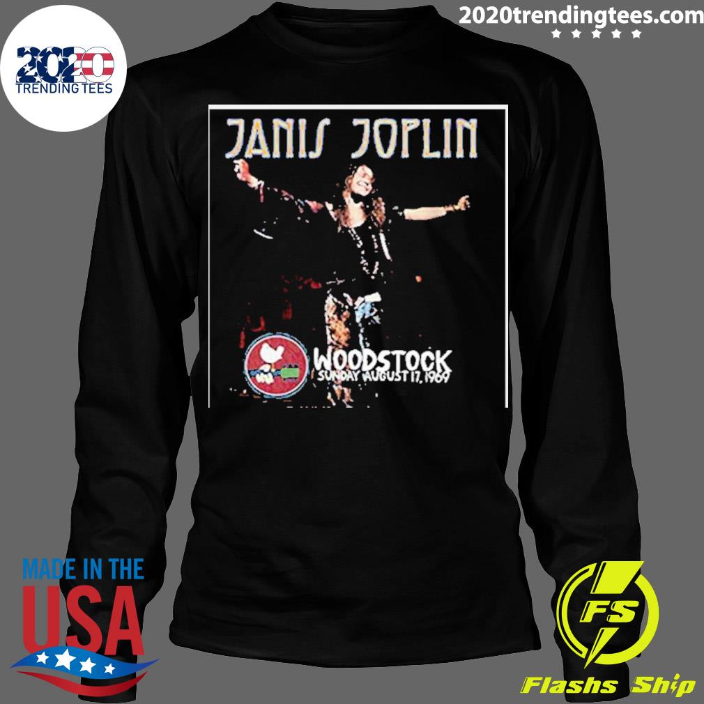 Official wood Stock Janis Joplin - Adult & Kids T-Shirts, Sweatshirts & Hoodies apparel design preview 4