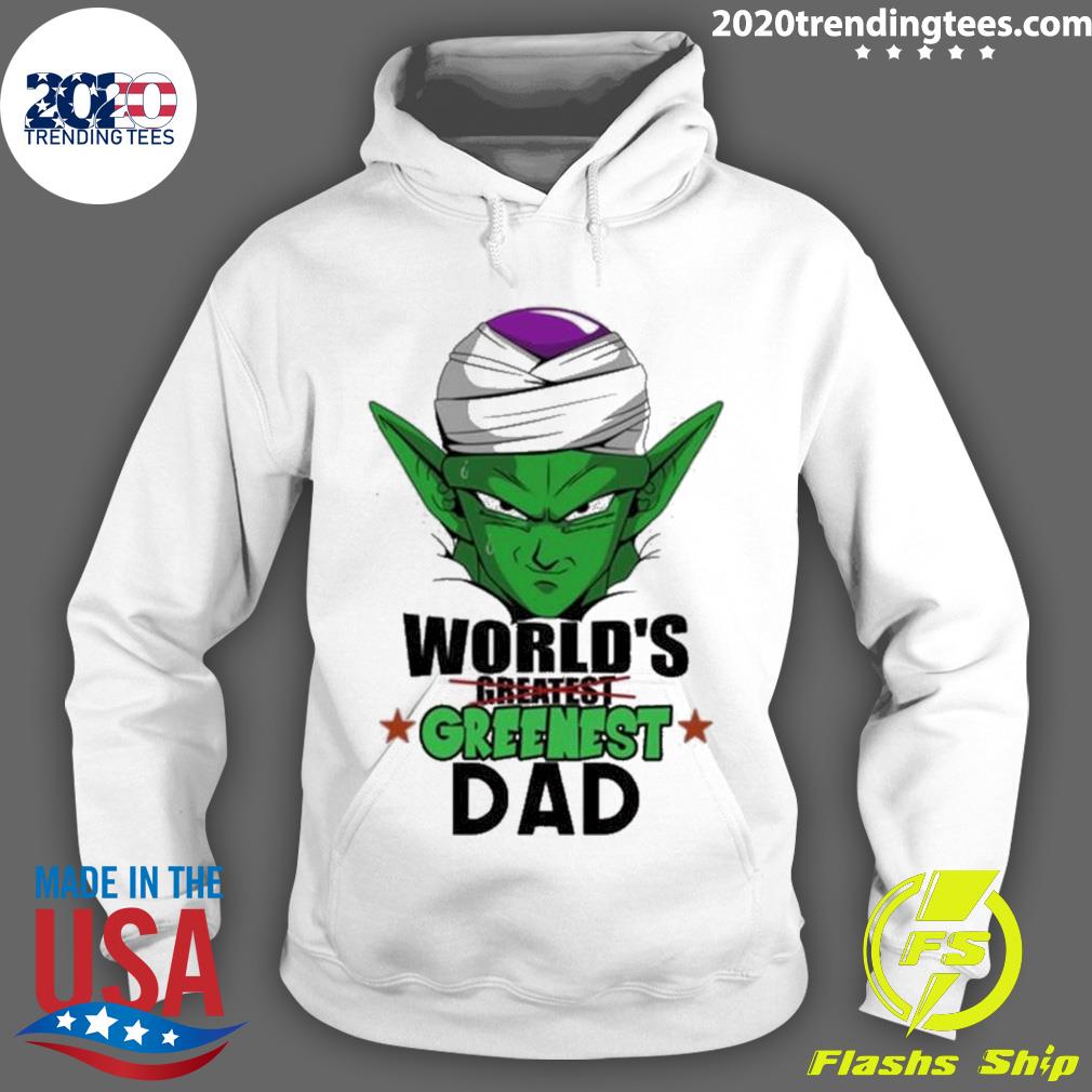 Official world's Greenest Dad Piccolo Dragon Ball - Adult & Kids T-Shirts, Sweatshirts & Hoodies apparel design preview 2