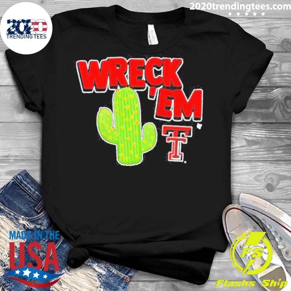Official wreck 'Em Cactus TT - Adult & Kids T-Shirts, Sweatshirts & Hoodies apparel design preview 3