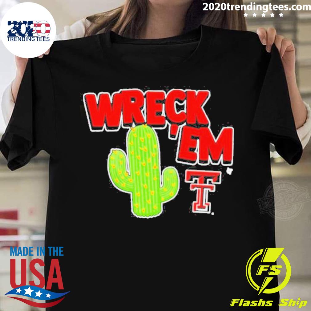 Official wreck 'Em Cactus TT - Adult & Kids T-Shirts, Sweatshirts & Hoodies apparel design preview 1