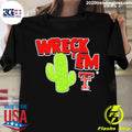 Official wreck 'Em Cactus TT - Adult & Kids T-Shirts, Sweatshirts & Hoodies apparel design preview 1