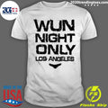 Official wun Night Only Los Angeles - Adult & Kids T-Shirts, Sweatshirts & Hoodies apparel design preview 1