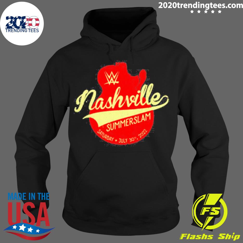 Official wwe Nashville Summerslam 2022 - Adult & Kids T-Shirts, Sweatshirts & Hoodies apparel design preview 2