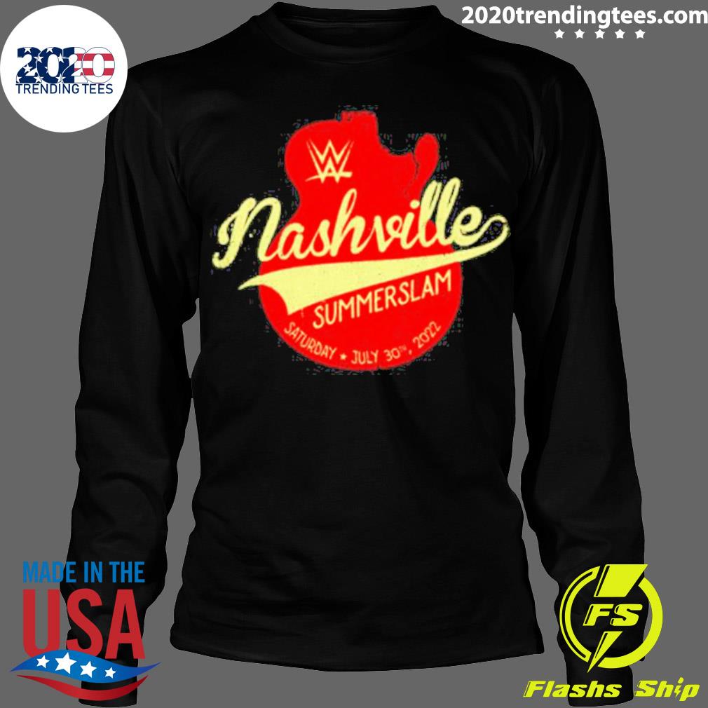 Official wwe Nashville Summerslam 2022 - Adult & Kids T-Shirts, Sweatshirts & Hoodies apparel design preview 4