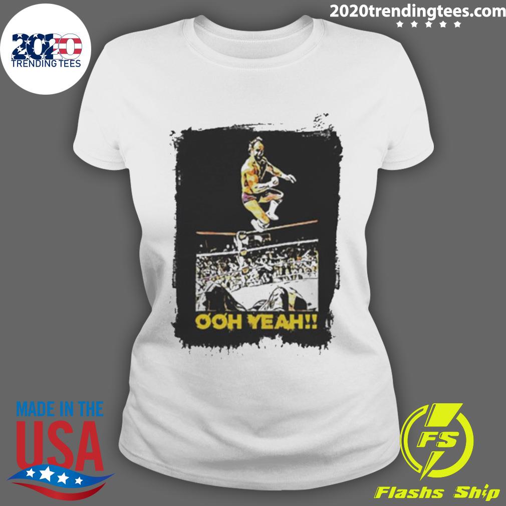 Official wwe Ooh Yeah - Adult & Kids T-Shirts, Sweatshirts & Hoodies apparel design preview 3